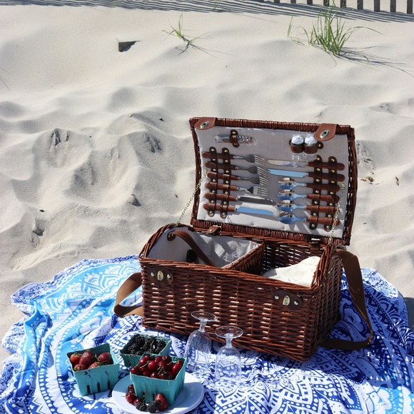 🎊 Host Pick🎉 Bohemian Blue Mandala Beach Yoga Throw - Picture 9 of 16